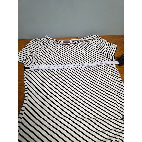 Vince Camuto Striped Blouse Size XL Chic Casual Business GorpCore Nordstrom - Picture 6 of 8
